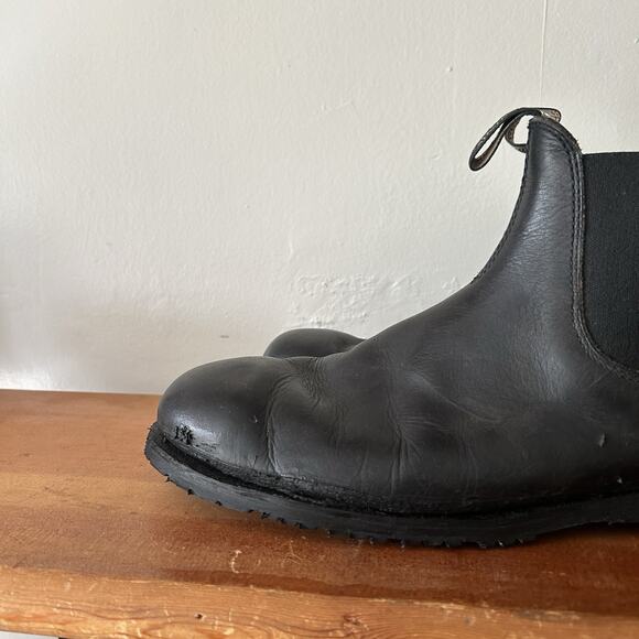 Men’s Blundstone #558 Chelsea Boots Black Leather Vibram Resole Size 13 US 14 main image 5